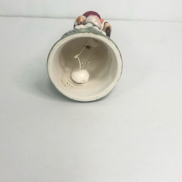 christmas bell snowman skiing bell replacement 5 inch christmas holiday - Picture 6 of 6